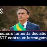 Bolsonaro detona decisão do STF que barrou piso para enfermeiros; veja vídeo