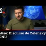 Zelensky discursa na ONU, omite próprios erros e volta a criticar postura da Rússia