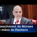 Senador entra com pedido de impeachment de Alexandre de Moraes. E agora, Pacheco?