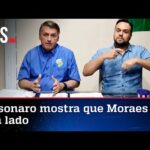 Bolsonaro denuncia Moraes: Você quer que o Lula ganhe, sabemos de que lado você está