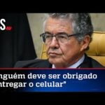 Marco Aurélio Mello rebate Moraes e critica entrega de celular a mesário na eleição