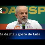 Lula faz piada com a guerra na Ucrânia durante conversa com a imprensa