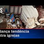 Após invasão de vereador do PT, mais uma igreja é atacada no Paraná