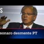 Bolsonaro e Guedes rebatem fake news do PT sobre salário mínimo e aposentados