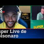 Bolsonaro faz Super Live de 22 horas com Neymar, Gusttavo Lima e Justus