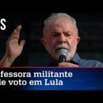 Professora militante faz campanha para Lula dentro de escola e toma vaia
