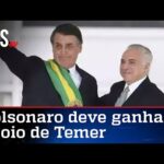 Temer deve formalizar apoio a Bolsonaro e Tarcísio na eleição