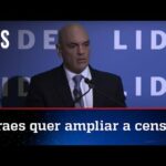 Nos EUA, Moraes pede regulamentação das mídias sociais e critica 'milícias digitais'
