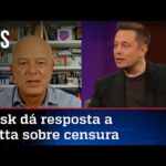Roberto Motta recebe resposta de Elon Musk no Twitter sobre censura a perfis