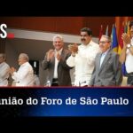 Maduro confessa que Foro de São Paulo se reuniu na Venezuela