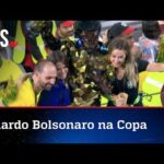 Eduardo Bolsonaro aparece em jogo da Copa e causa polêmica na internet
