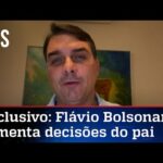 Flávio Bolsonaro: 'Moraes é capaz de prender meu pai, ele é maluco'