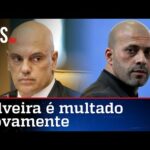 Alexandre de Moraes multa Daniel Silveira em R$ 2,6 milhões