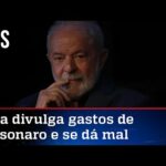 Dados mostram que Lula gastou quase o dobro de Bolsonaro no cartão corporativo