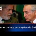 Temer critica Lula por falar em 'golpe' contra Dilma e recomenda: 'Governe olhando para a frente'