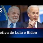 Lula para Biden: O mundo de Bolsonaro é a fake news
