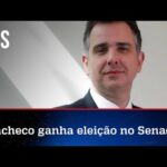 Rodrigo Pacheco derrota Marinho e é reeleito presidente do Senado