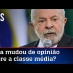 Após críticas na campanha, Lula agora defende a classe média