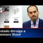 Eduardo Bolsonaro abre loja com produtos em homenagem ao pai