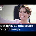 Michelle encontrará Bolsonaro em Orlando