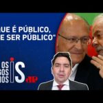 CGU restringe publicação das visitas a Lula e Alckmin