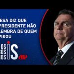 Em depoimento, Bolsonaro afirma que ficou sabendo das joias um ano depois