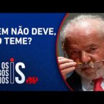 Lula usa seguranças para fugir da imprensa