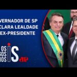 Tarcísio de Freitas diz que estão criando fatos sobre Bolsonaro