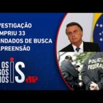 Comentaristas analisam operação da Polícia Federal contra Bolsonaro e aliados